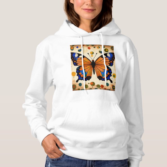 Butterfly Art Dualdesign Hoodie (Vorderseite)