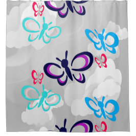 Butterfly Art Duschvorhang