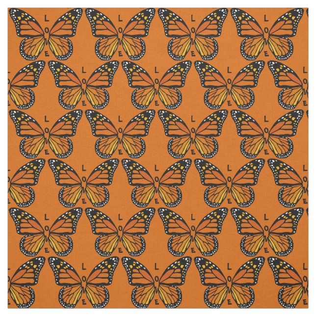 Butterfly Art Fabric Monarch Butterfly Muster Stoff (Muster)