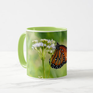 Butterfly Art Monarch Wildblume Tasse Cup