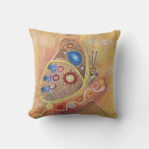 Butterfly Art Painting Throw Kissen