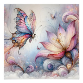 Butterfly Art Posters Dorm Zimmer Idee für Mädchen Poster