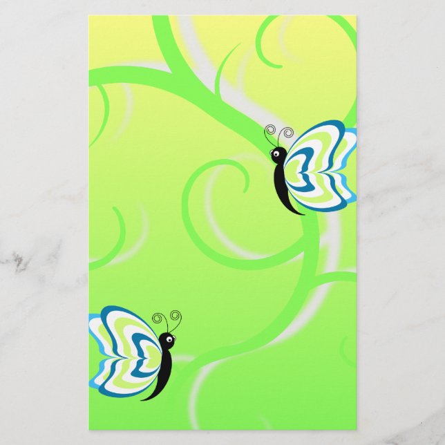 Butterfly Art Scrapbooking Briefpapier (Vorderseite)