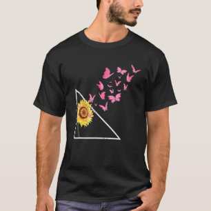 Butterfly Artist Florist Yellow Blume Sunshine Su T-Shirt