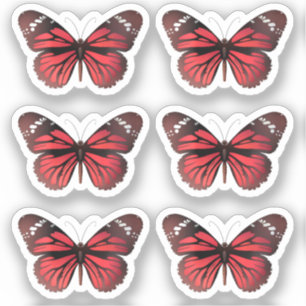 Butterfly-Aufkleber Pack Garden Elegantes Monarche Aufkleber