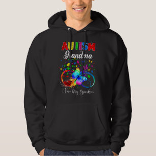 Butterfly Autismus Gigi I Liebe mein Enkel Unterst Hoodie