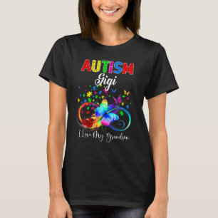 Butterfly Autismus Gigi I Liebe mein Enkel Unterst T-Shirt