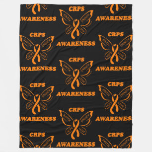 Butterfly/Awareness.. CRPS Fleecedecke
