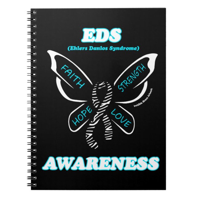 Butterfly/Awareness..EDS-Notebook Notizblock (Vorderseite)