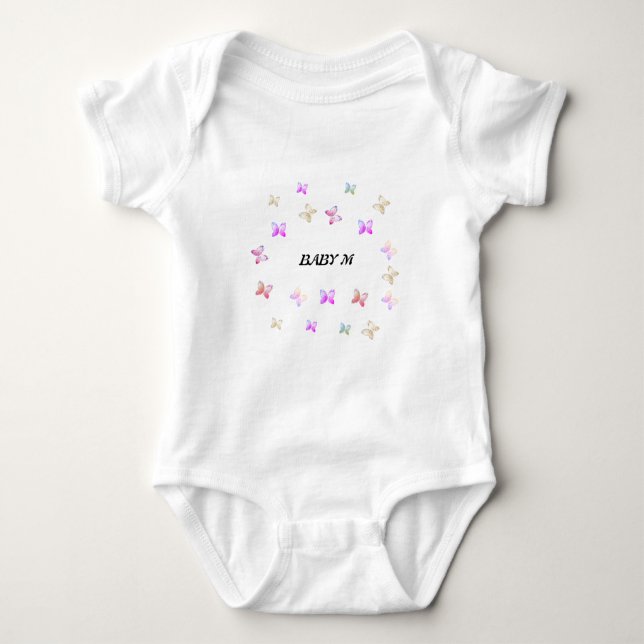 butterfly Baby,Baby Bodysuit Baby Strampler (Vorderseite)