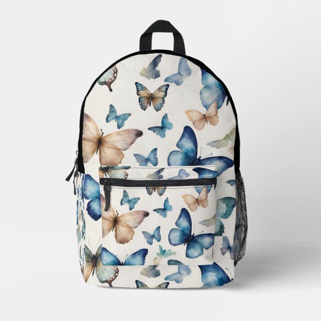 Butterfly Beauties Bedruckter Rucksack (Vorderseite)
