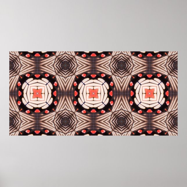 Butterfly, Beautiful seamless pattern made from bu Poster (Vorne)