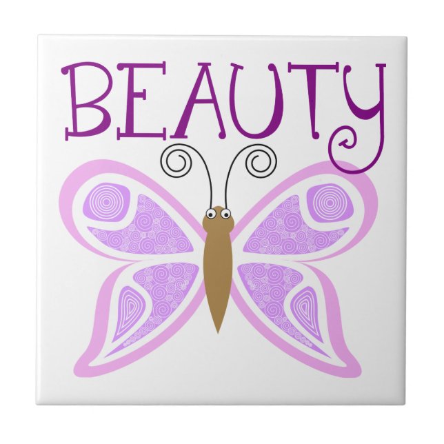 Butterfly Beauty Fliese (Vorderseite)