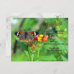 Butterfly Beauty Postcard Postkarte