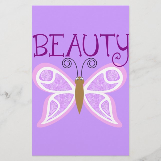 Butterfly Beauty Scrapbook Briefpapier (Vorderseite)