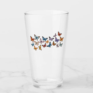 Butterfly-Becher Glas