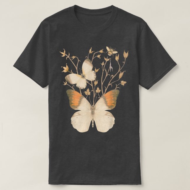 Butterfly Bee Fairy Grunge Fairycore Ästhetische V T-Shirt (Design vorne)