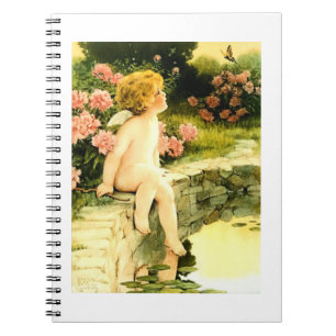 BUTTERFLY Bessie Pease Gutmann Art Notizblock