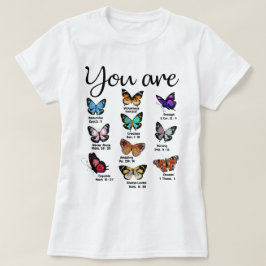 Butterfly Bible Verse Sie sind schöne religiöse T-Shirt