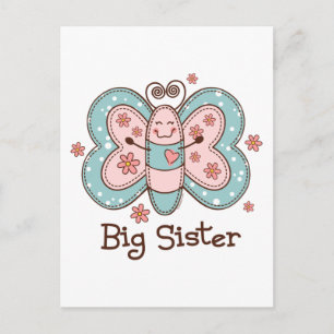 Butterfly Big Sister Postkarte