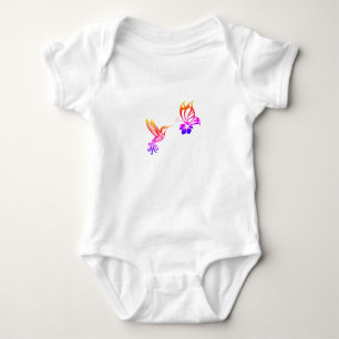 Butterfly & Bird Baby Strampler