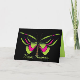 Butterfly Birthday Karte