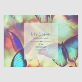 Butterfly Birthday Seidenpapier