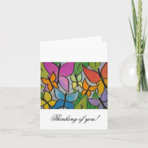 Butterfly Blank Card, Thinking of You Karte