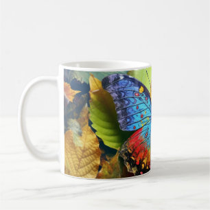 Butterfly-Blätter Tranquil Friedlich Kaffeetasse