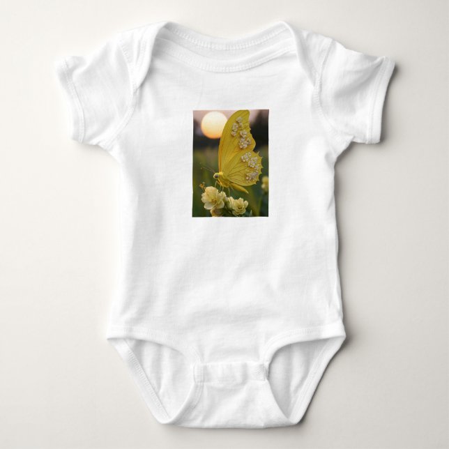 Butterfly Bliss Baby Bodysuit. Strampler (Vorderseite)