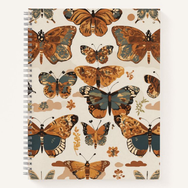Butterfly Bliss Notizbuch (Vorderseite)