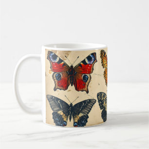 Butterfly Bliss: Vintag Kaffeetasse