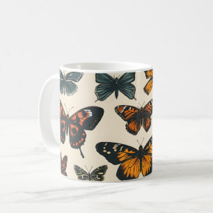 Butterfly Bliss: Vintag Kaffeetasse
