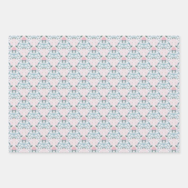 Butterfly Bloom Geschenkpapier Set (Vorderseite)