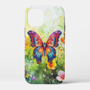 Butterfly Blue Orange Wings Case-Mate iPhone Hülle