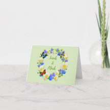 Butterfly-Blume Personalisierte Hochzeitsstipps-Mi