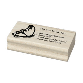 Butterfly Book Gummistempel