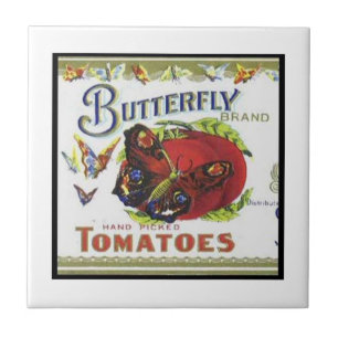 Butterfly-Brattomaten Fliese