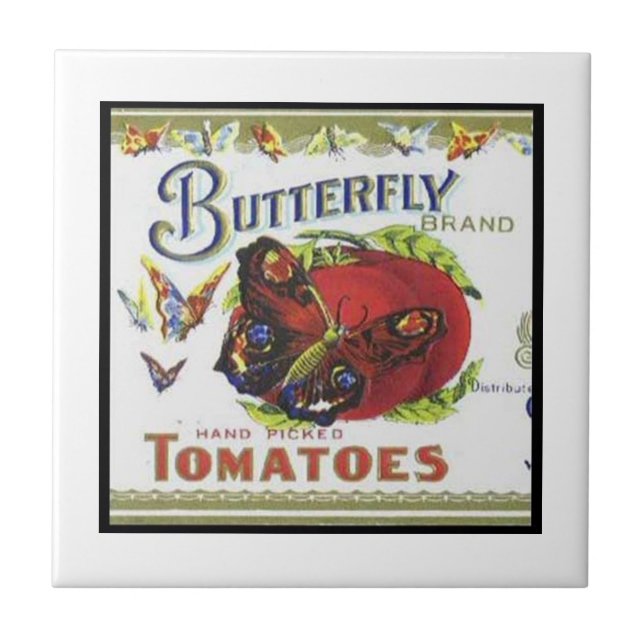 Butterfly-Brattomaten Fliese (Vorderseite)