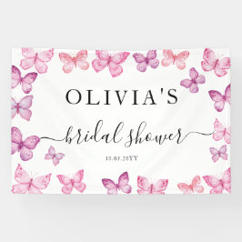 Butterfly Bridal Shower Party Large Banner