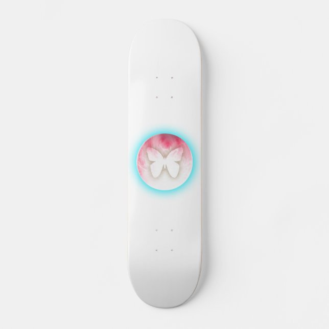 Butterfly Bubbles Skateboard (Vorderseite)