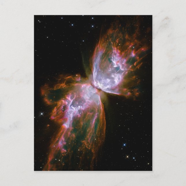 Butterfly / Bug Nebula Hubble Space Postkarte (Vorderseite)