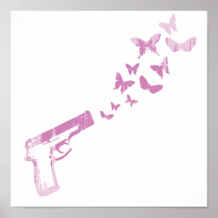 BUTTERFLY BULLETS (PINK) Faded.png Poster