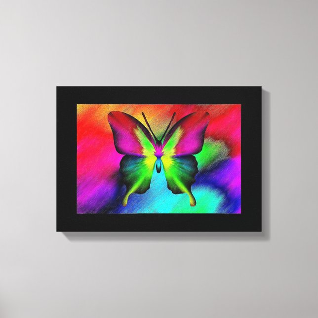 Butterfly Canvass Print Leinwanddruck (Vorderseite)