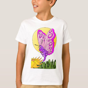 Butterfly-Cartoon T-Shirt