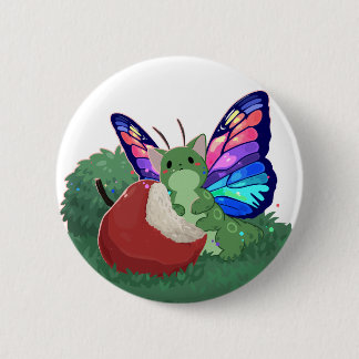 Butterfly cat button