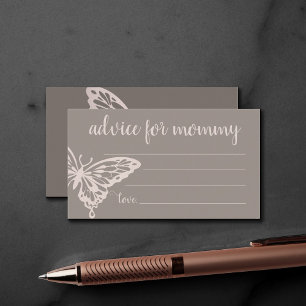 Butterfly Chic Dusche   Blush Taupe Beratung für M Begleitkarte