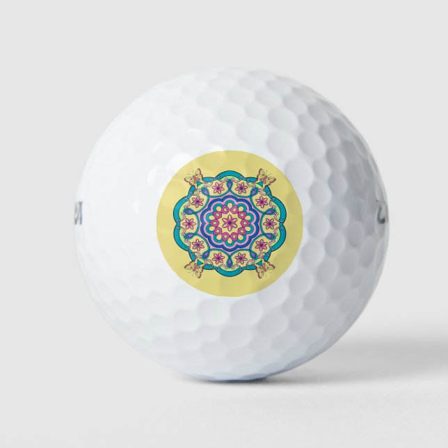 Butterfly Circle Golfball (Vorderseite)