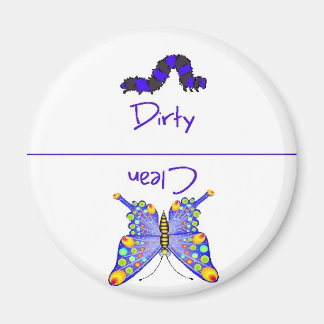 Butterfly Clean Dirty Geschirrspülmaschine Magnet