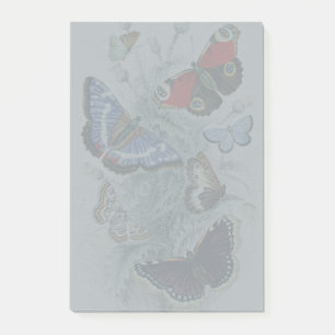 Butterfly Collection Antike farbenfrohe Schmetterl Post-it Klebezettel